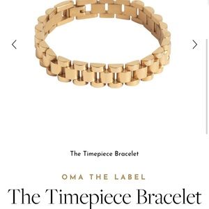 OMA the label timepiece bracelet
